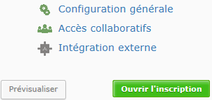 ouvrir l'inscription